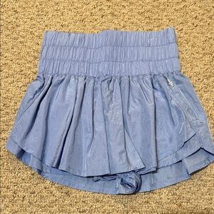 Free people movement light blue skort